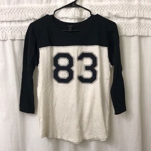 j.crew 83 football t-shirt